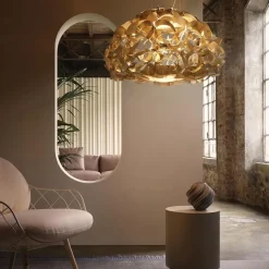 Hanglamp Quantica 74cm gold/white></noscript>Straluma Discount