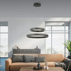 Hanglamp Q-Vito dubbel zwart + remote cct></noscript>Straluma Best