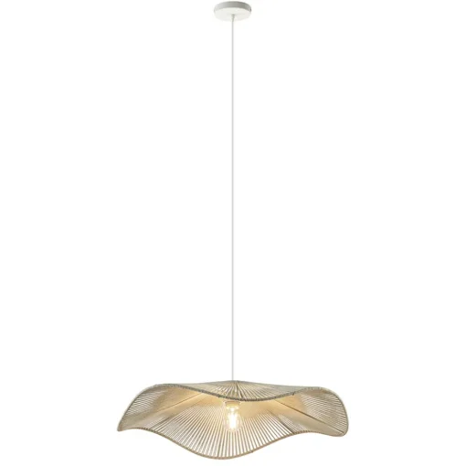 Hanglamp Rafa 70 katoendraad crème>Straluma