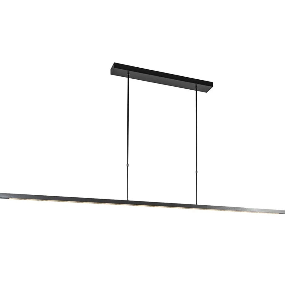 Hanglamp Real zwart up+down 2xpush dtw>Straluma Discount