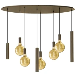 Hanglamp Riva ovaal 8L platinum>Straluma Best