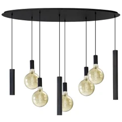 Hanglamp Riva ovaal 8L zwart>Straluma Hot