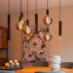 Hanglamp Riva ovaal 8L zwart></noscript>Straluma Hot