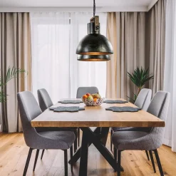 Hanglamp Shelly 2-lichts brons/hout><noscript><img width=