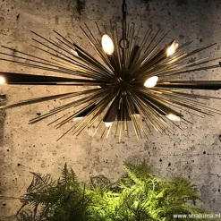 Hanglamp sprieten zwart/goud><noscript><img width=