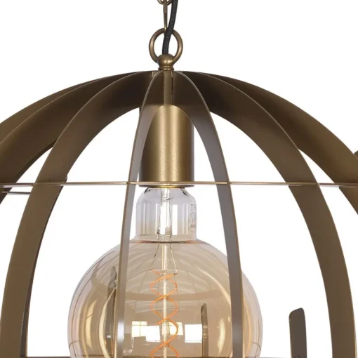 Hanglamp Terra 60cm oud messing>Straluma Outlet
