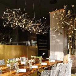 Hanglamp Universe staal 125+2x downlight><noscript><img width=