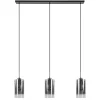 Hanglamp Ventotto 3l zwart/smoke glas>Straluma Discount