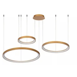 Hanglamp Vidal 3 ringen matgoud>Straluma Sale
