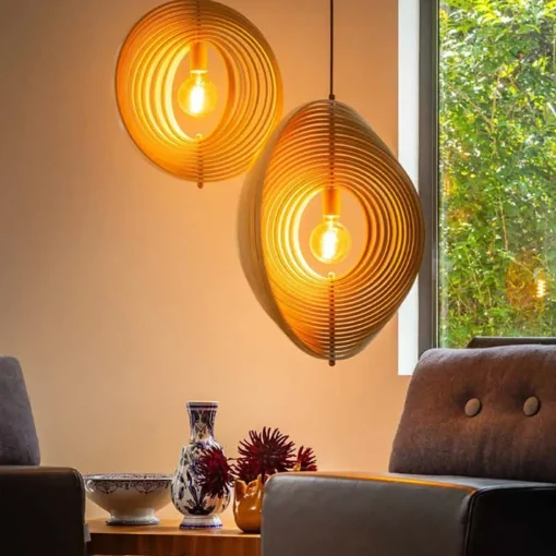 Hanglamp Woody 44 hout naturel>Straluma Clearance