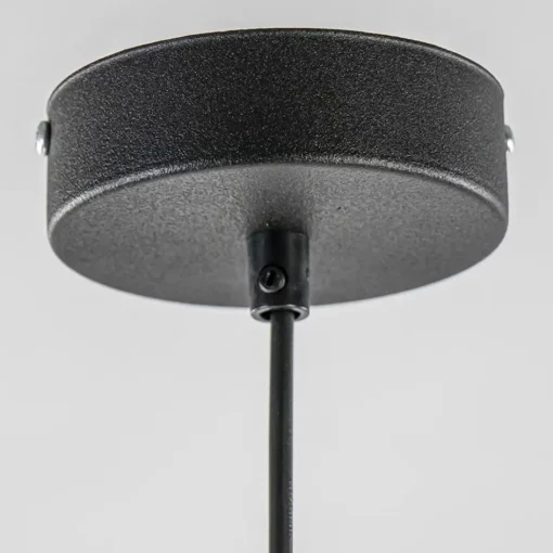 Hanglamp zwart met opaal wit glas 30 cm>Straluma Online