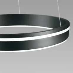 Hanglamp zwart ring 60cm + afst.bed.CCT>Straluma Sale