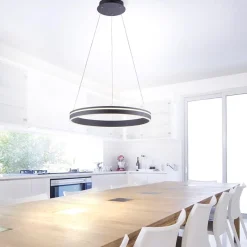 Hanglamp zwart ring 60cm + afst.bed.CCT></noscript>Straluma Sale