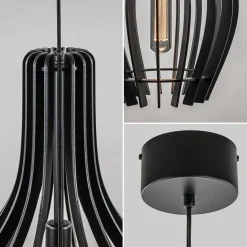 Houten hanglamp kegel groot mat zwart></noscript>Straluma Best