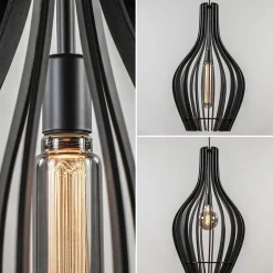 Houten hanglamp kegel groot mat zwart></noscript>Straluma Best