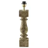 Houten lampvoet Cumani met bronzen fitting>Straluma Hot