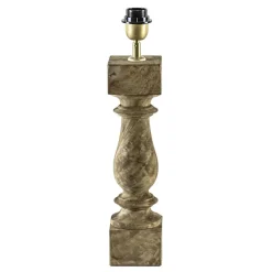 Houten lampvoet Cumani met bronzen fitting>Straluma Hot