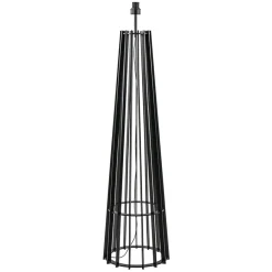 Houten lampvoet mat zwart exclusief kap>Straluma Sale