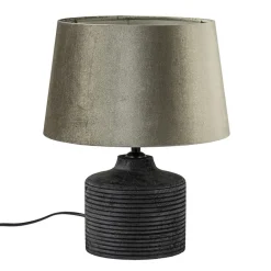 Houten lampvoet Paolu zwart exclusief kap></noscript>Straluma Clearance