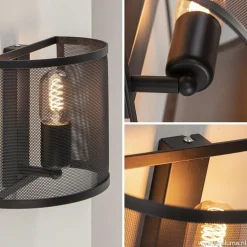Industrieel landelijke wandlamp met gaas></noscript>Straluma