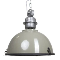 Industriele hanglamp olijf metaal Bikkel>Straluma Best