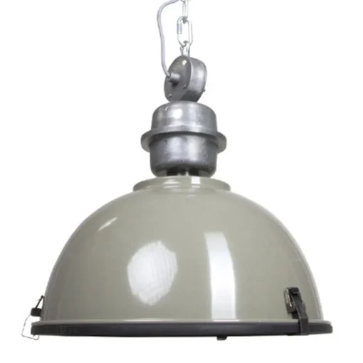 Industriele hanglamp olijf metaal Bikkel>Straluma Best