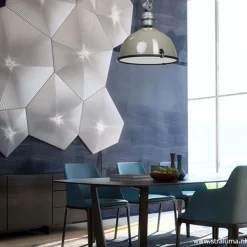 Industriele hanglamp olijf metaal Bikkel></noscript>Straluma Best