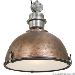 Industriële hanglamp bruin/brons tafel></noscript>Straluma Online