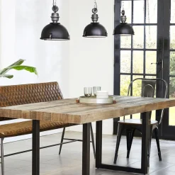 Industriële 3-lichts hanglamp bikkel mat zwart></noscript>Straluma