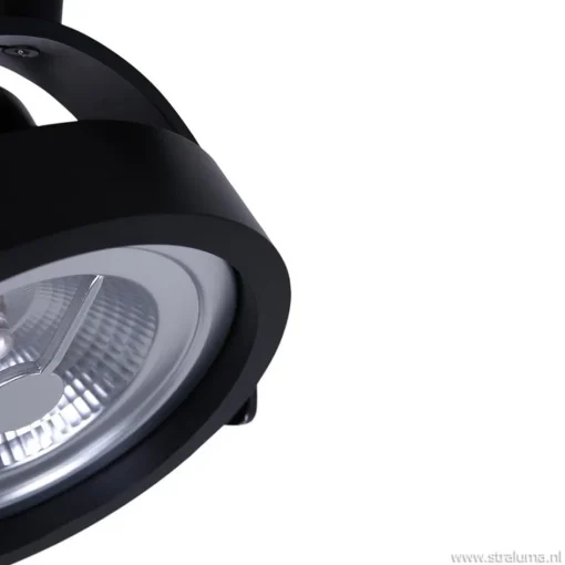 Industriële plafondspot zwart inclusief LED>Straluma New