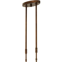 Klassieke hanglamp Bolzano brons amber></noscript>Straluma Clearance