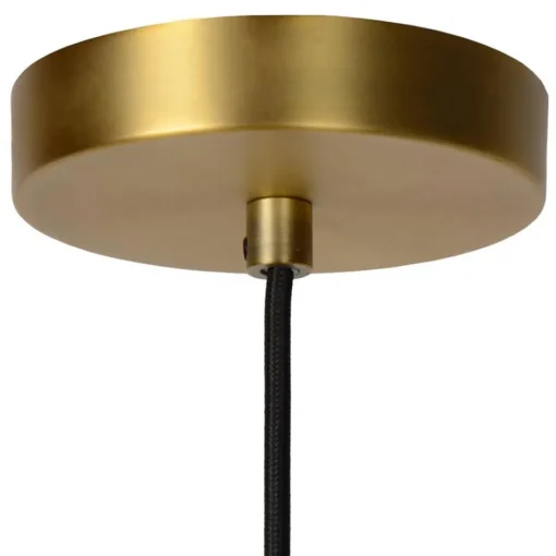 Klassieke hanglamp opaal glas met mat goud>Straluma New