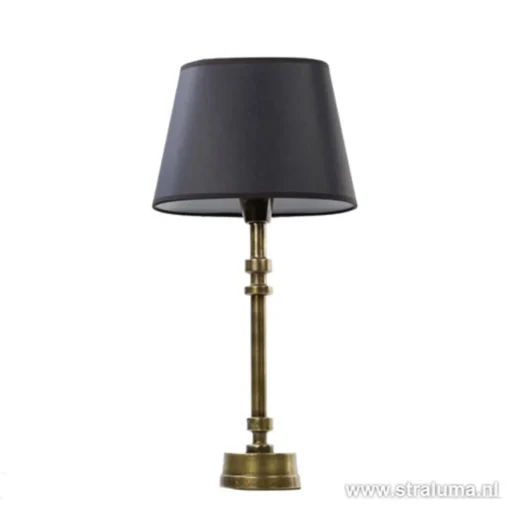 Klassieke lampvoet-tafellamp brons>Straluma