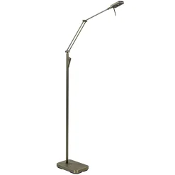 Klassieke leeslamp met dimbaar LED donker brons>Straluma Online