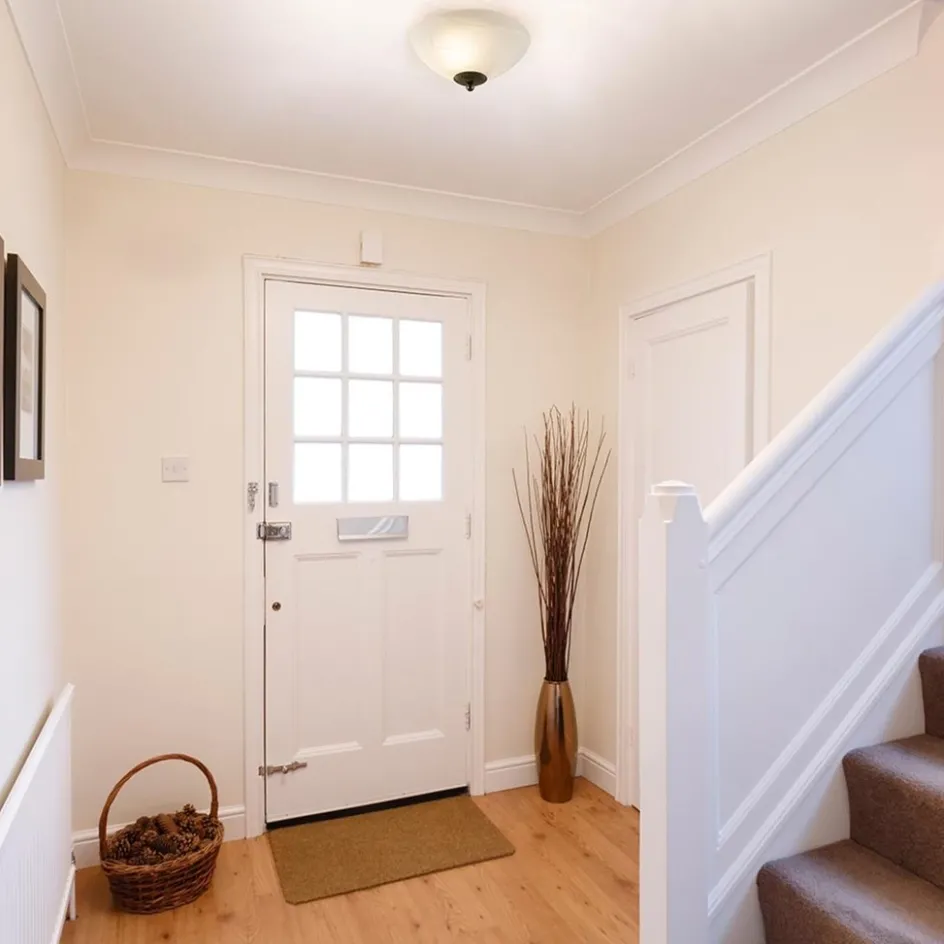 Klassieke plafondlamp gevlamd glas met brons 30 cm>Straluma New