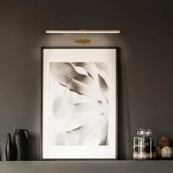 Klassieke schilderij wandlamp brons met LED></noscript>Straluma Clearance