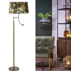 Klassieke vloerlamp met leesarm Calgary Light and Living></noscript>Straluma