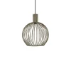 kleine draad hanglamp mat zand met zwart>Straluma Online