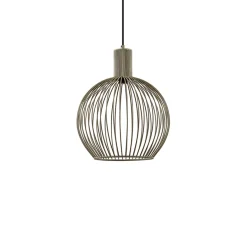 kleine draad hanglamp mat zand met zwart>Straluma Online
