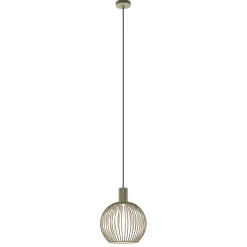 kleine draad hanglamp mat zand met zwart>Straluma Online