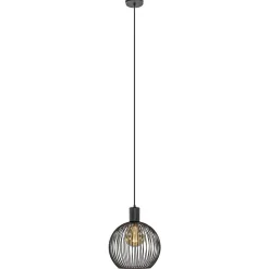 Kleine draad hanglamp mat zwart 30 cm>Straluma Clearance