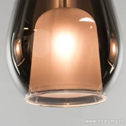 Kleine eettafel hanglamp glas 'Smoke'></noscript>Straluma Clearance