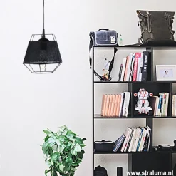 Kleine hanglamp draad zwart met stof></noscript>Straluma Outlet