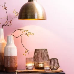 Kleine hanglamp Kylie oud brons 30 cm></noscript>Straluma Online