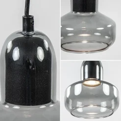 Kleine hanglamp smoke glas inclusief LED GU10></noscript>Straluma Outlet