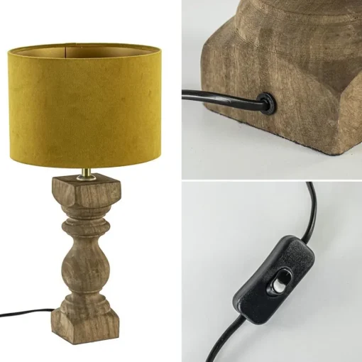 Kleine lampvoet Cumani hout light and Living>Straluma Hot