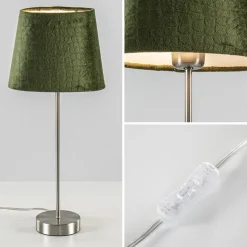 Kleine lampvoet Houston nikkel exclusief kap></noscript>Straluma Clearance