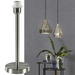 Kleine lampvoet Houston nikkel exclusief kap></noscript>Straluma Clearance