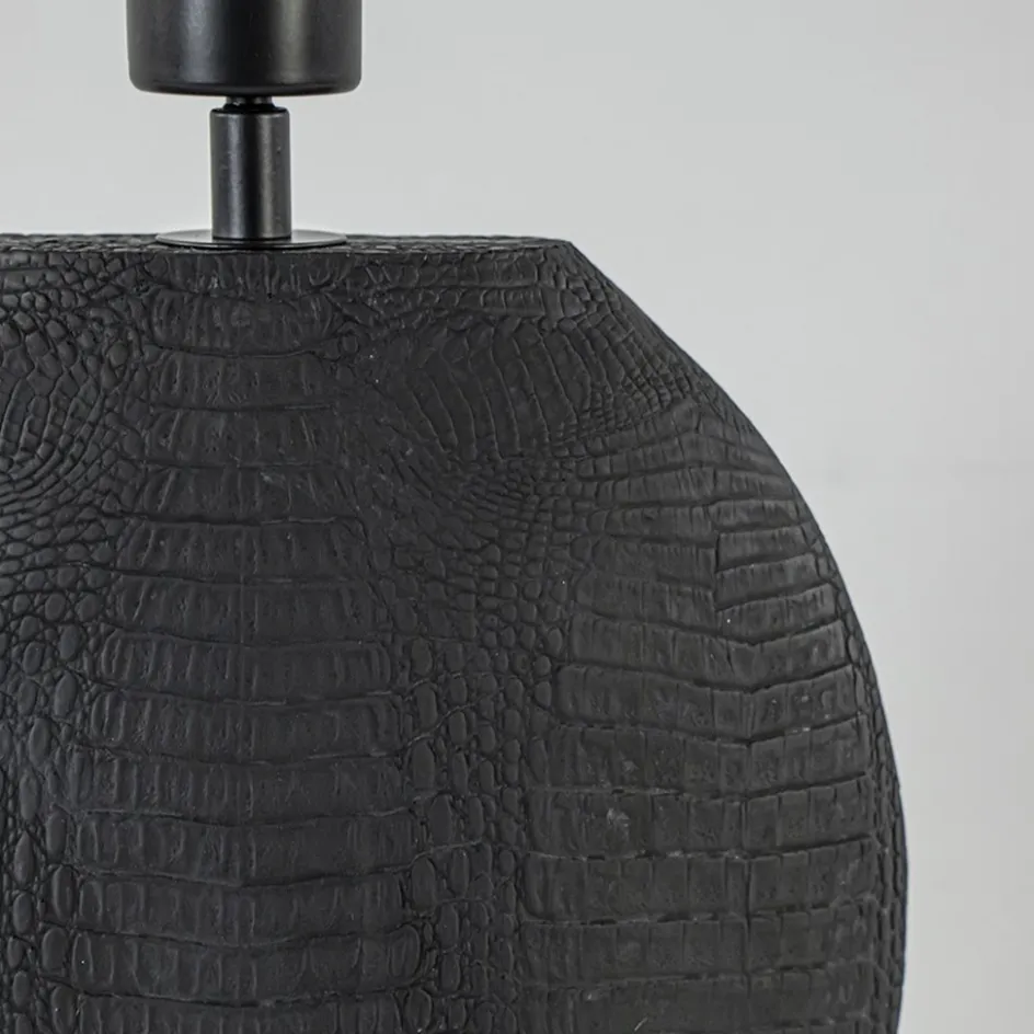 Kleine lampvoet Skeld mat zwart>Straluma