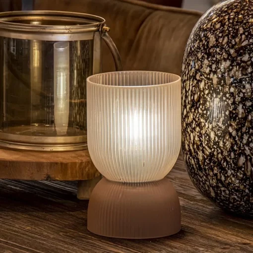 Kleine Phoebe tafellamp peach op batterijen Light and Living>Straluma Clearance
